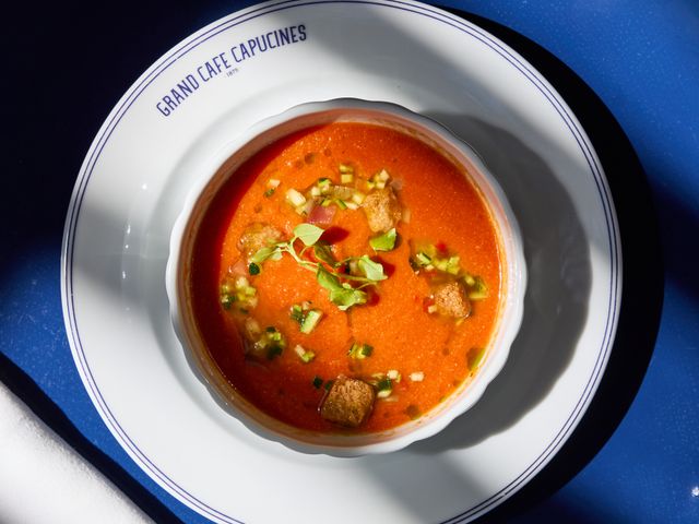 Le Grand Café Capucines Velouté glacé de tomates
